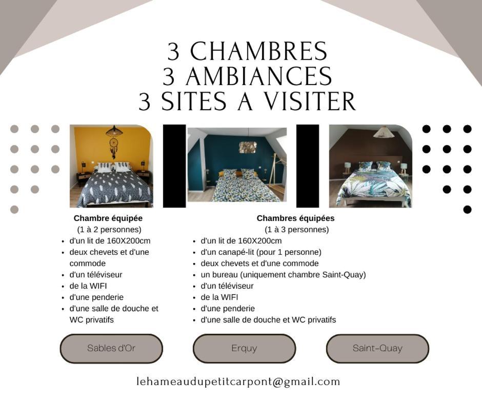 Le Hameau Du Petit Carpont - Chambres D'Hotes -Baie De Saint-Brieuc-Entre-Paimpol Et Erquy - Petit Dejeuner Breton Ploufragan Bagian luar foto
